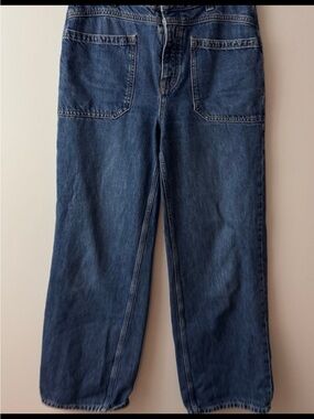 We The Free Straight-Leg Jeans in Dark Blue Wash